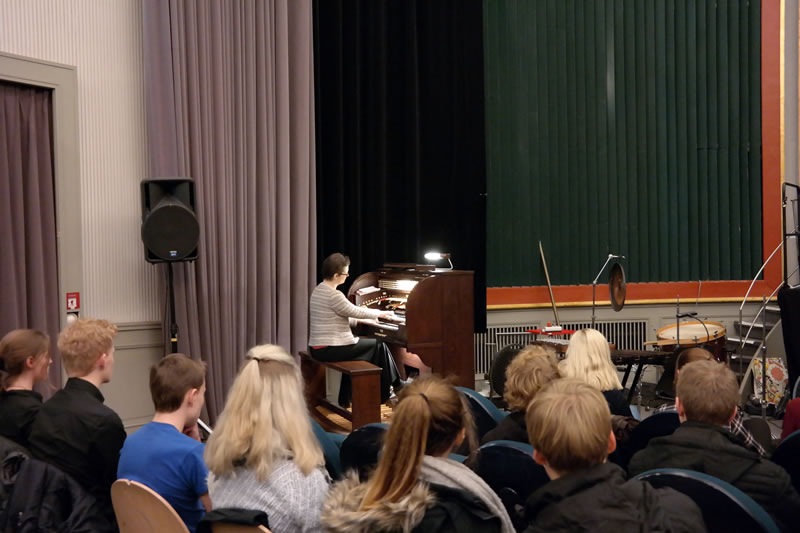 Orgeldemonstration von Anna Vavilkina